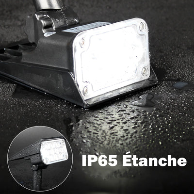 Projecteur Solaire Réglable IP65 Applique Murale Jardin