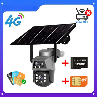 Caméra Solaire 4G Double Objectif Vision Nocturne - vue 8
