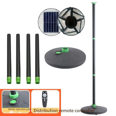 Lampadaire Solaire Portable Détecteur de Mouvement