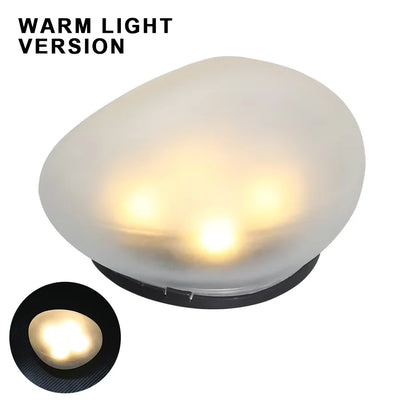 Panneau solaire de la lampe galet LED étanche