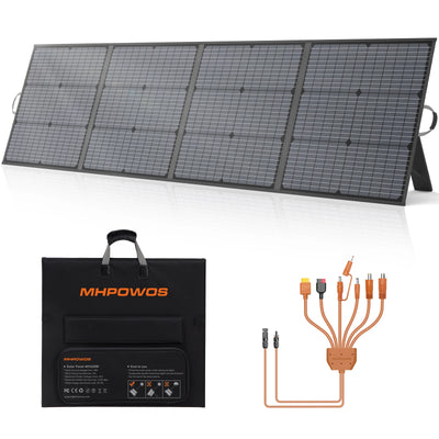 Panneau Solaire Portable Pliable Étanche Camping Camping-Car