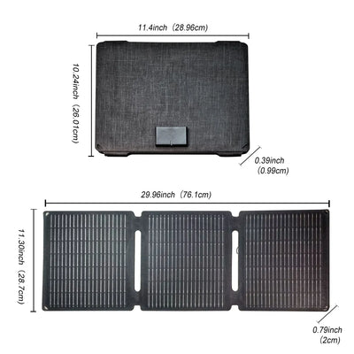 Panneau Solaire Portable 35W USB Type-C