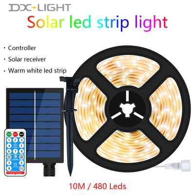Guirlande Solaire LED Étanche Extérieure Décoration Jardin Noël