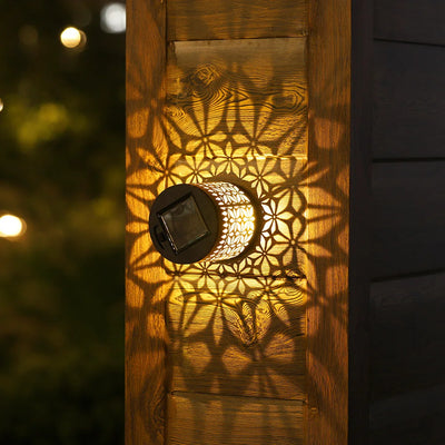 Lampe Murale Solaire Projecteur Étanche Jardin Terrasse Allée