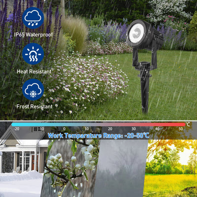 Projecteur Solaire Extérieur LED Étanche IP65 Décoration Jardin