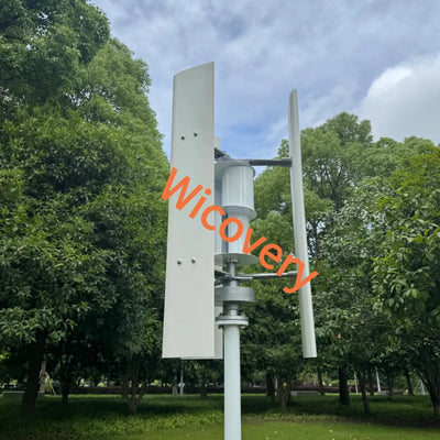 Éolienne Verticale Maglev 5 kW à 10 kW 220V Faible Bruit