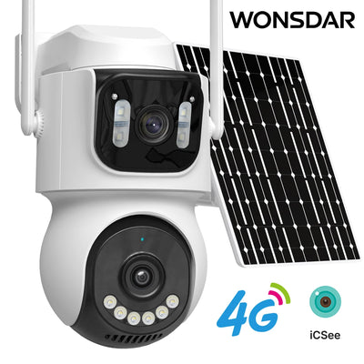 Caméra Solaire 4G Extérieure PTZ Sans Fil