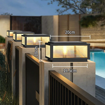Lampe Solaire de Poteau Extérieure E27 Étanche - vue 15