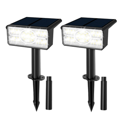 Applique Murale Solaire 49 LED Étanche IP65 Jardin Extérieur