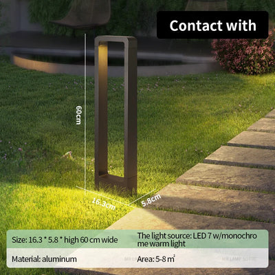 Lampe Solaire de Jardin LED Design pour Pelouse