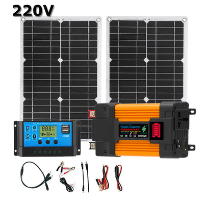 Kit Solaire Complet 6000W Onduleur Hors Réseau