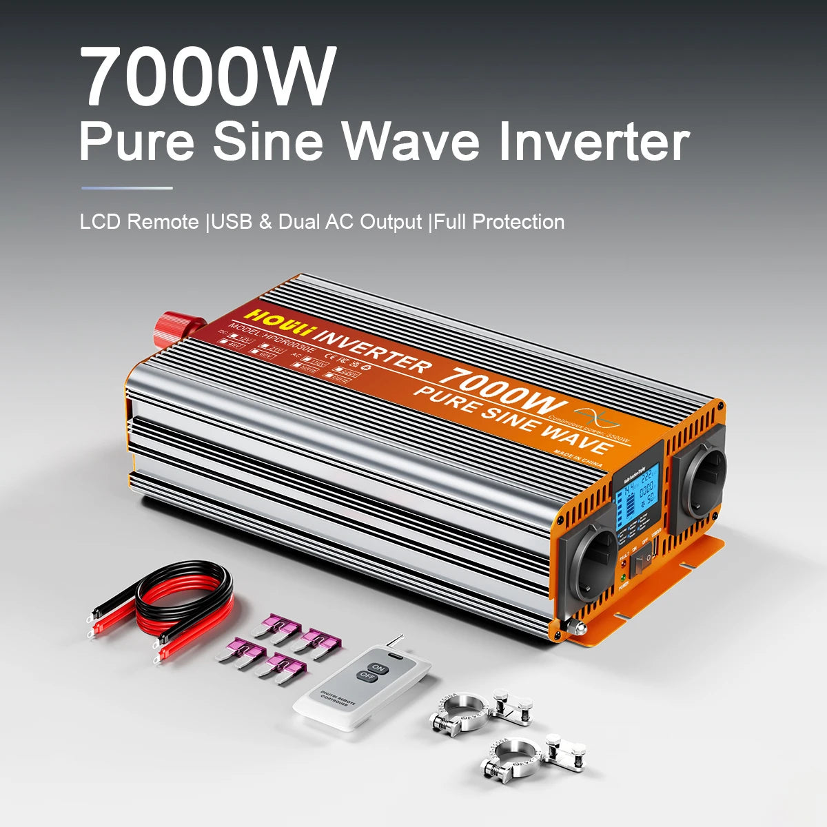 Convertisseur Solaire Onde Pure 3000W à 7000W