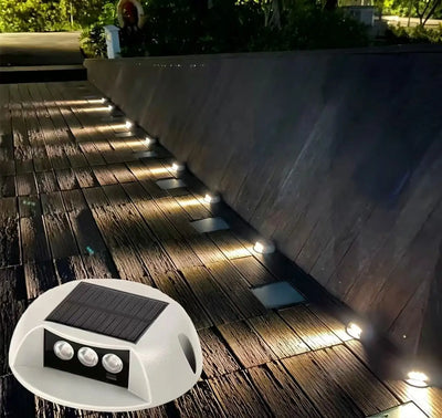 Lampe Solaire Escalier Extérieur Étanche IP65 – Set 3W/4W
