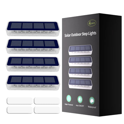 Spot Solaire Escalier LED IP68 Étanche Anti-Vol Extérieur
