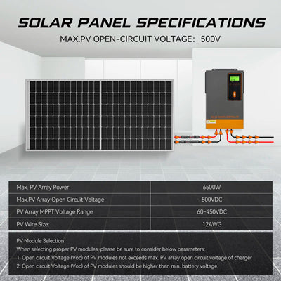 Régulateur de Charge Solaire MPPT 140A LCD - vue 2