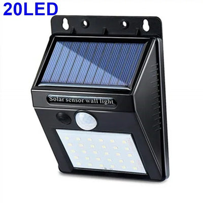 Applique Murale Solaire Extérieur Détecteur de Mouvement 118 LED