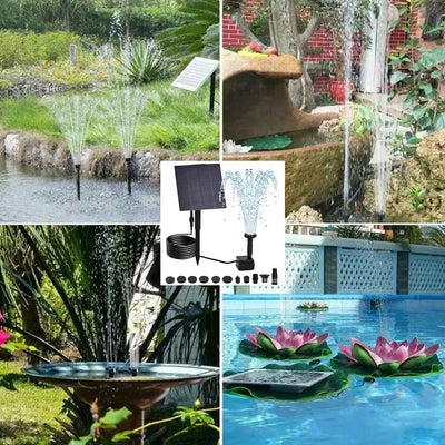 Grande Fontaine Solaire sur Support Orientable pour Bassin