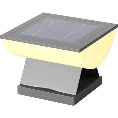 Lampe Solaire de Pilier Inox Extérieure Étanche - vue 5
