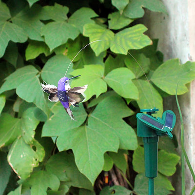 Décoration Solaire Papillon Volant Animé pour Jardin