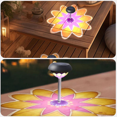 Lampe Solaire de Jardin 3-en-1 Projecteur LED IP65 Étanche