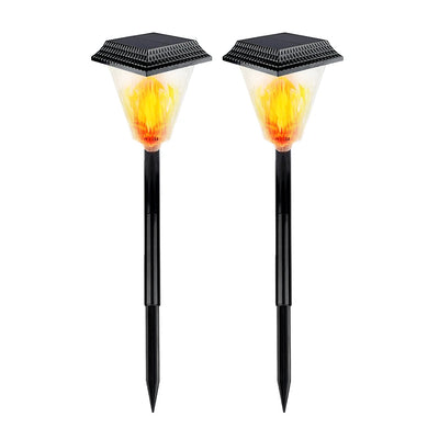 Torche Solaire LED Clignotante Décorative IP65