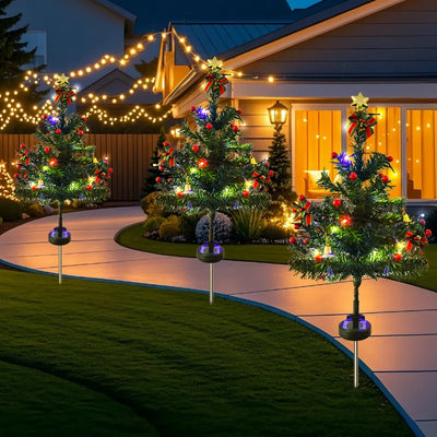 Lampe Solaire Flocon de Neige LED Étanche Jardin et Noël