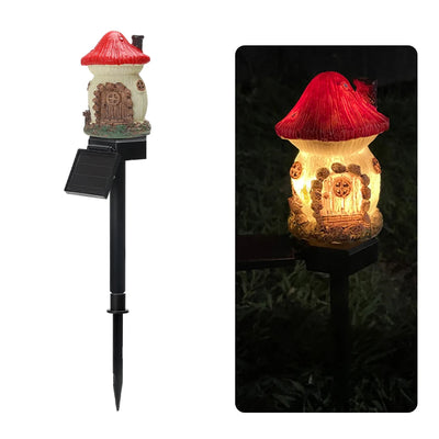 Statue Solaire Hibou LED Étanche pour Jardin et Patio