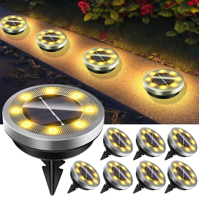 Spot Solaire de Sol Étanche IP65 pour Jardin et Terrasse