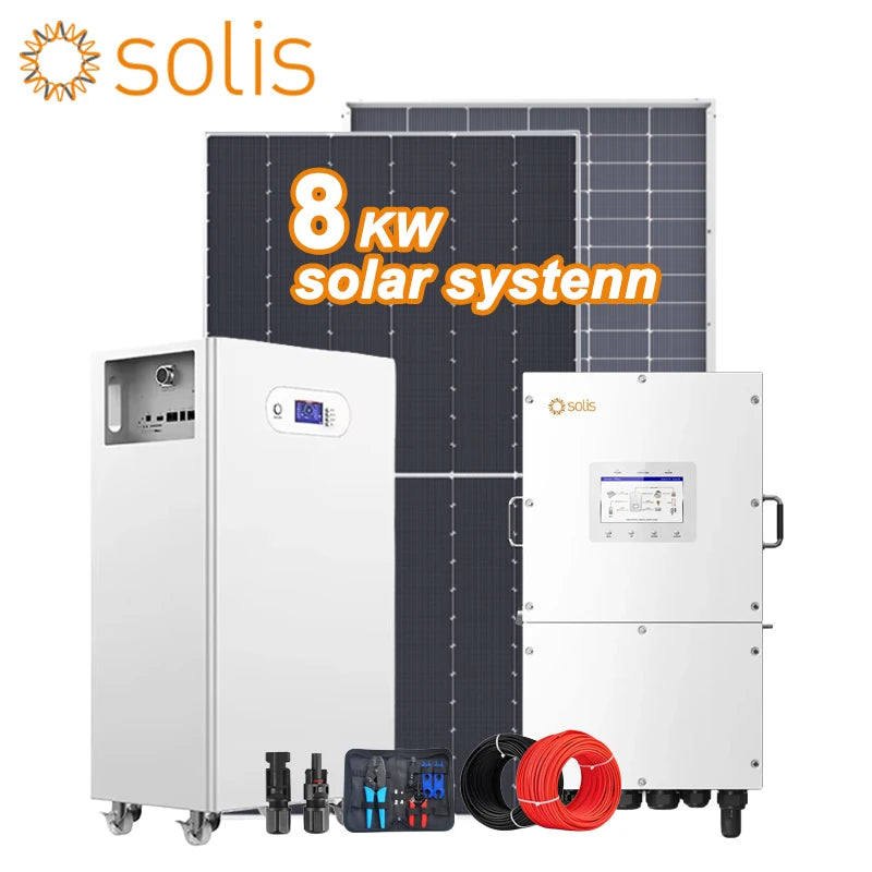 Kit Solaire Complet Hybride 8000W Hors Réseau