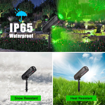 Lampe Solaire Verte Applique Murale Jardin IP65 4 Pièces