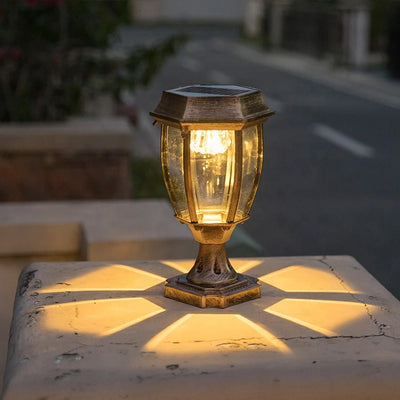 Lampe Solaire de Pilier Portail Etanche IP55