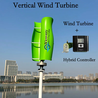 Éolienne Verticale 5000W à 10 kW 12V 24V 48V Kit Complet