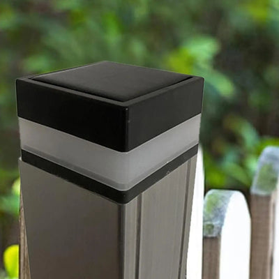 Lampe Solaire de Pilier Carrée pour Poteau et Terrasse