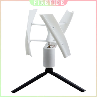 Micro Éolienne Verticale Hybride Éolien-Solaire Sans Balais