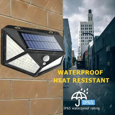 Applique Solaire Extérieur 100 LED Détecteur de Mouvement