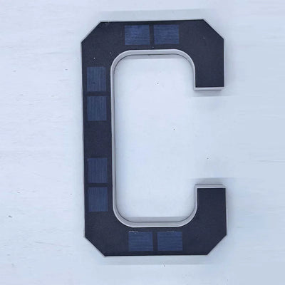 Numéro de Maison Solaire LED Rétroéclairé 12 cm Étanche