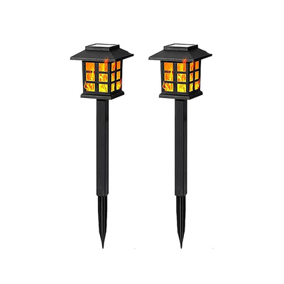 Torche Solaire Flamme Scintillante 10 LED Décoration Jardin