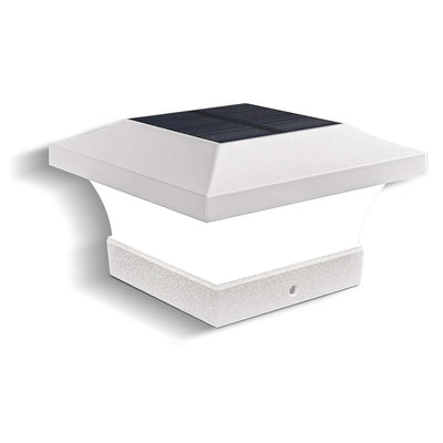 Lampe Solaire Pilier Portail LED Capuchon Poteau IP65