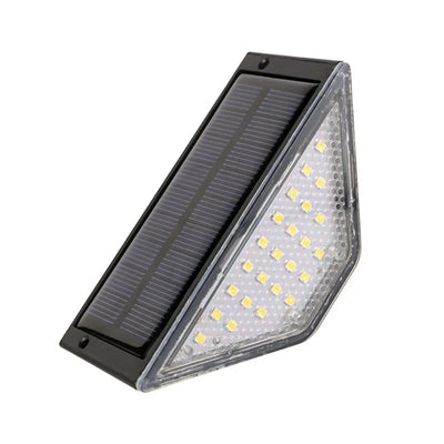 Lampe Solaire d'Escalier Triangulaire 12 Lumens, Sans Câblage