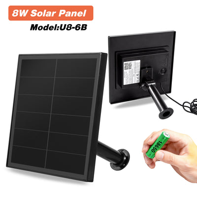 Panneau Solaire 8 W Étanche à Sortie 5V 6V 9V ou 12V