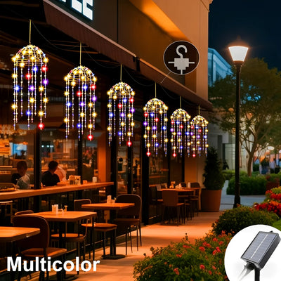 Lampe Solaire Méduse à Suspendre Décorative de Jardin