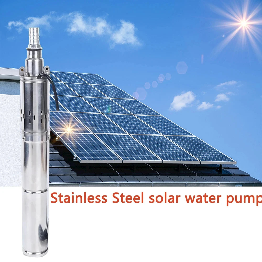 Pompe Submersible Solaire de Puits 750W Inox