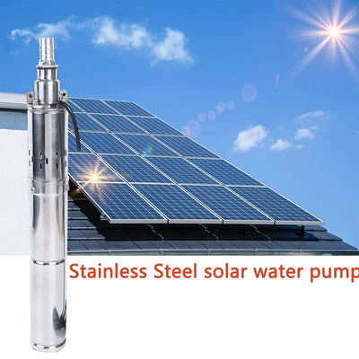 Pompe Submersible Solaire de Puits 750W Inox