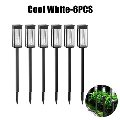Lampes Solaires LED Étanches Extérieur Jardin Allée Passerelle