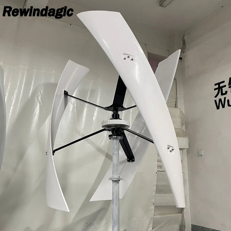 Éolienne Verticale Maglev 5 kW à 30 kW 3 Pales 24V à 220V