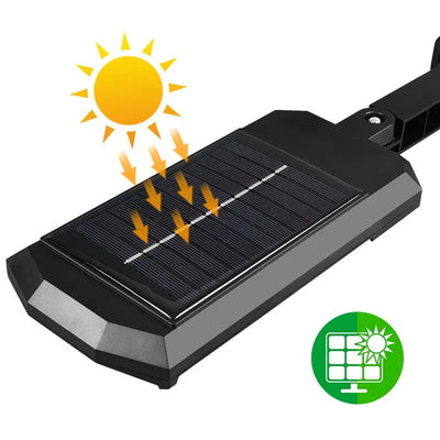 Réverbère Solaire Extérieur Étanche IP65 Cour et Ferme