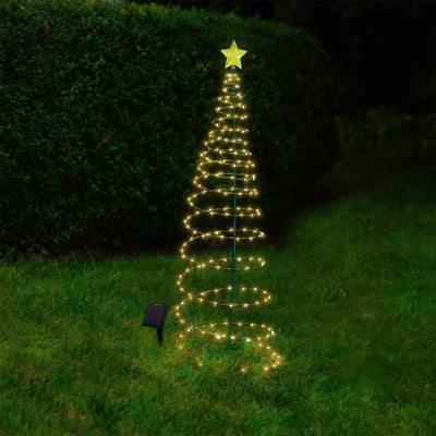 Guirlande Solaire LED Étanche Décoration d'Arbre de Noël