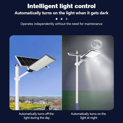 Lampadaire Solaire Ultra Puissant Extérieur IP67 Crépuscule Aube