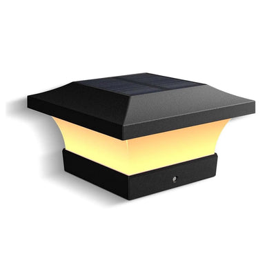 Lampe Solaire Poteau 4x4 Bois Clôture et Portail Étanche
