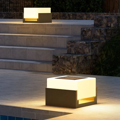 Lampe Solaire de Poteau Murale Extérieure - vue 4